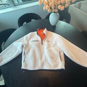 Madhappy Sherpa pullover with Orange Lining